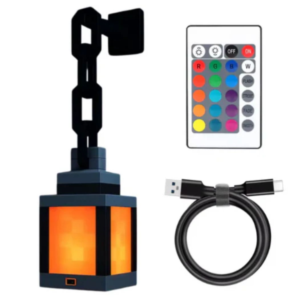 Lámpara LED Estilo Minecraft 16 colores