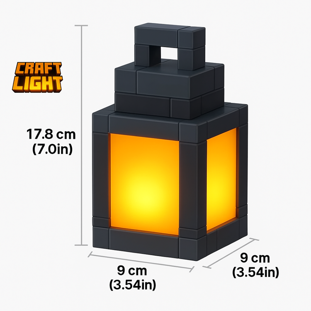 Lámpara LED Estilo Minecraft 16 colores